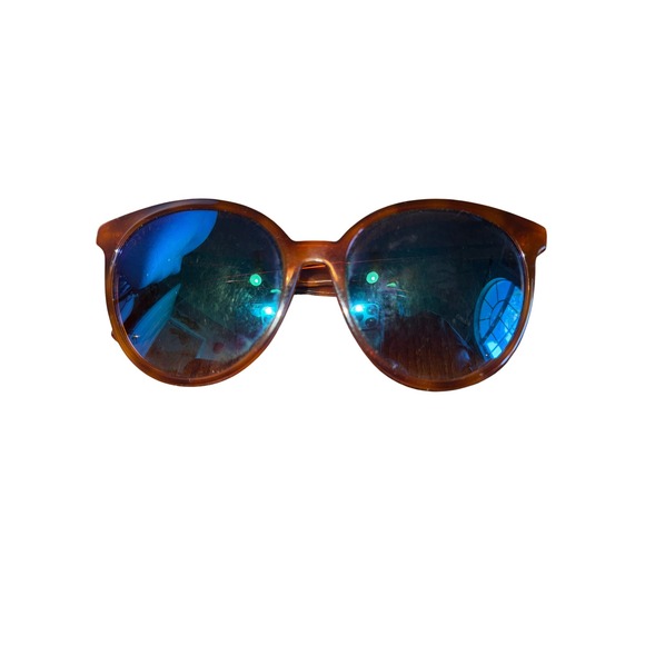 DIFF Eyewear Cosmo Polarized Sunglasses Brown Tortoise Round Frame Women\'s‎ main image 4